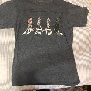 Star Wars, Disney crosswalk, Darth Vader storm troopers T-shirt, size medium